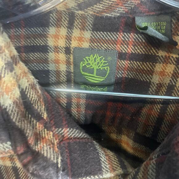 Timberland Mens Flannel Size XXL-Preowned - Picture 7 of 9